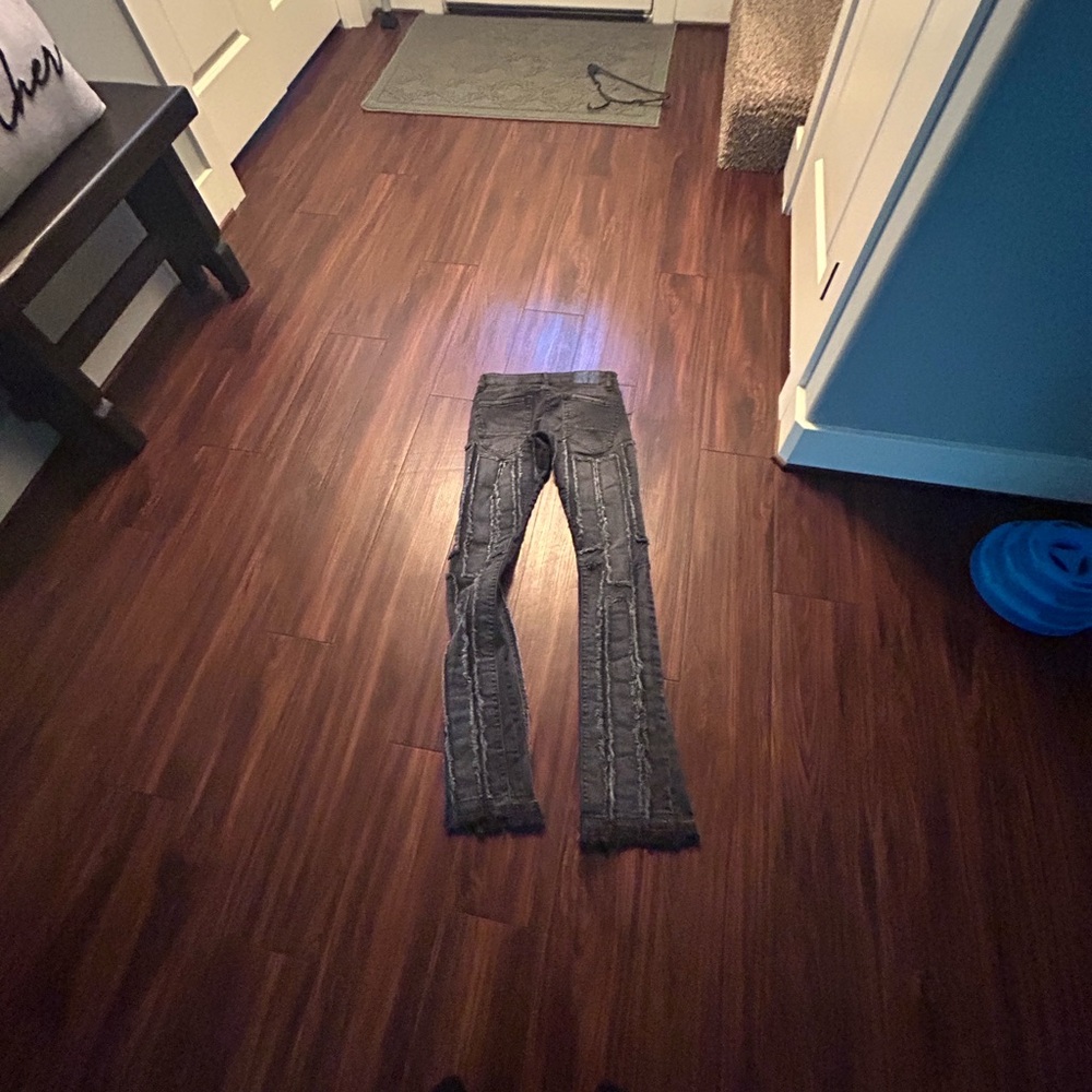 Jordan Craig Dark Gray Bootcut Jeans for Men